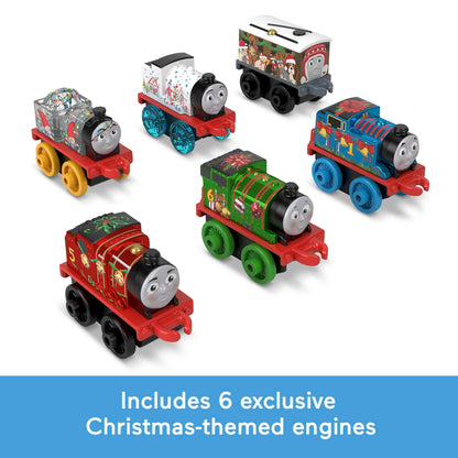 Thomas & Friends MINIS Advent Calendar, 24 Miniature Toy Trains and Vehicles for Preschool Kids, HRF89