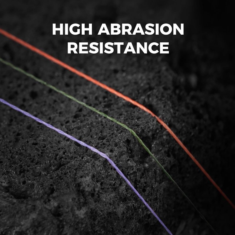 KastKing Destron Braided Fishing Line, Purple, 4 Stands, 20LB, 600Yds