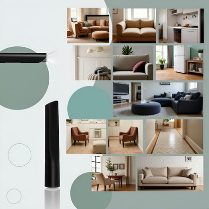 Black 32mm Crevice Tool Corner Brush Nozzle For Vacuum Cleaner Vacuums Replacement Part Crevice Tool Attachment Nozzle Crevice Brushes For Cleaning Vacuum Attachment Extending，Attachments and Brushes