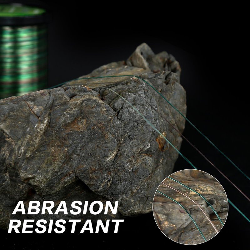 ROCRETA UANTA Monofilament Fishing Line - Superior Strength - Mono Fishing Line 3-100LB,Ultimate Fishing Line Leader Materials - 2025 New Fishing Line Unique Camo Design