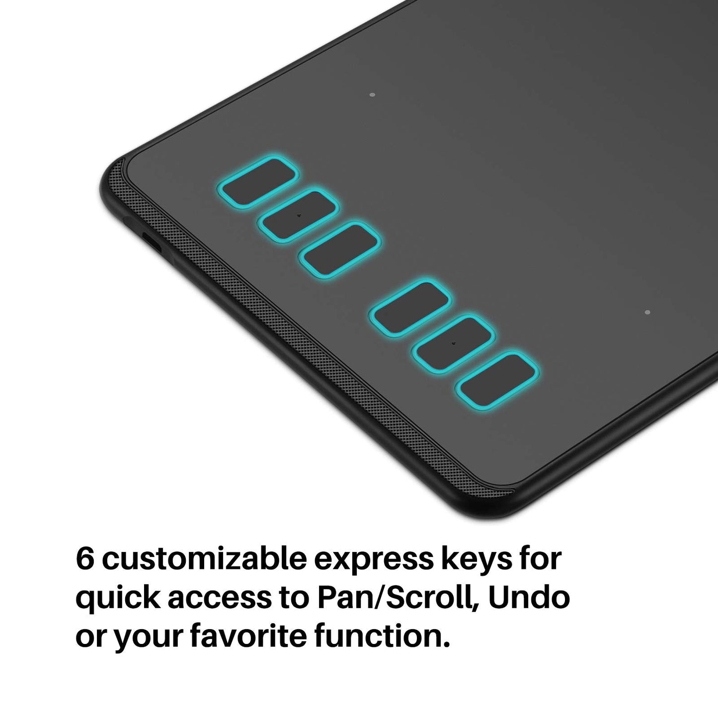 HUION Inspiroy H640P Drawing Tablet, 6x4 inch Digital Art with Battery-Free Stylus, 8192 Pen Pressure, 6 Hot Keys, Graphics Tablet for Drawing, Writing, Design, Teaching, Work with Mac, PC & Mobile