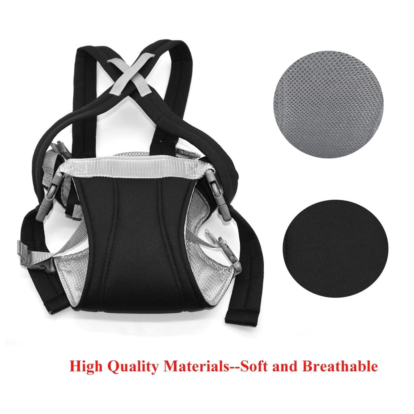 Baby Carrier,Xiuyer Baby Wrap Carrier,3-in-1 Front and Back Toddler Sling Carrier,Baby Sling Wrap Toddler Back Carrier for 3-10 Kg,Adjustable Baby Carrier Backpack,Black Carriers from Newborn