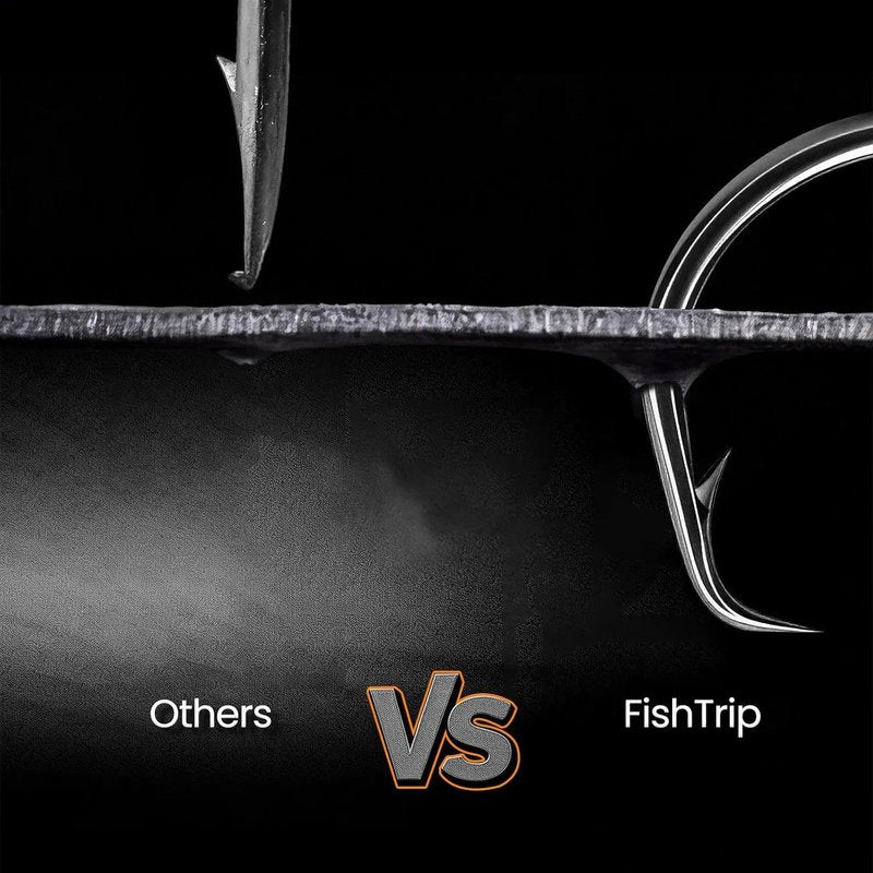 Fishing Circle Hooks - 50/100pcs 3X Strong Barbed High Carbon Steel for Catfish & Octopus | Freshwater & Saltwater