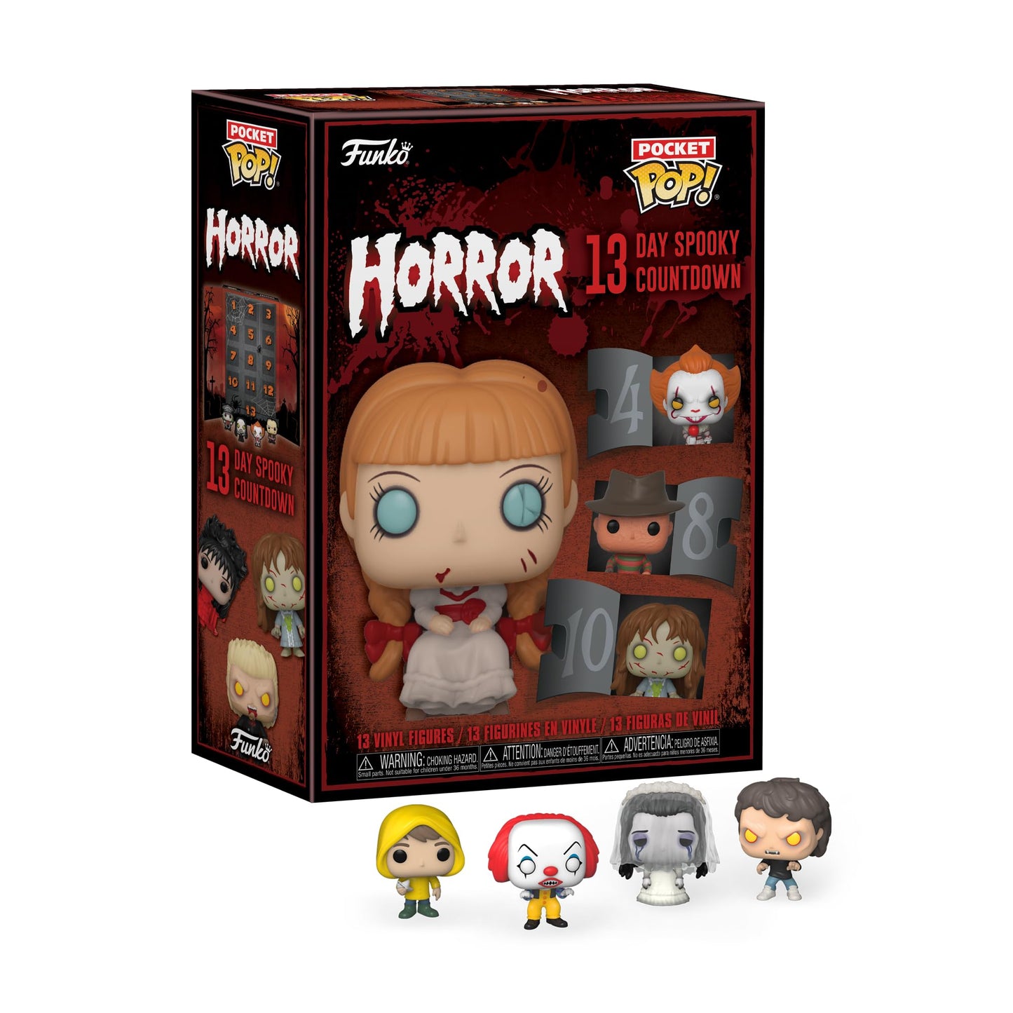 Funko Advent Calendar: 13-Day Spooky Countdown - Annabelle - Annabelle - 13 Days of Surprises - Collectable Vinyl Mini Figures - Mystery Box - Gift Idea - Holiday Xmas Present for Girls, Boys & Kids