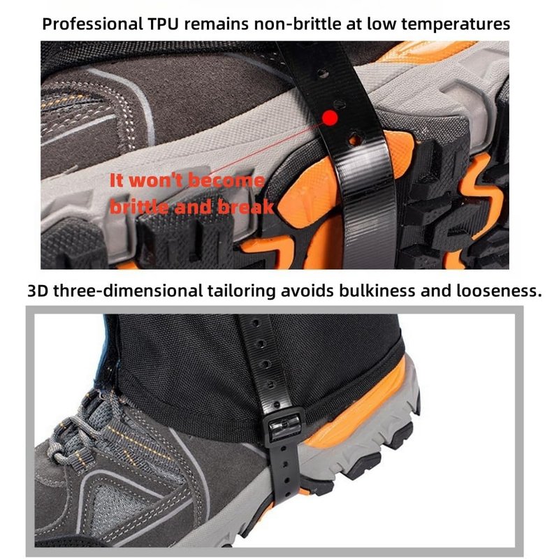 TATACLEA Hiking GaitersFor Sand Snow Gator Shoe Covers Leg Gaiters Waterproof Shoe Covers for Men &Women Outdoor Hiking Walking Climbing Hunting