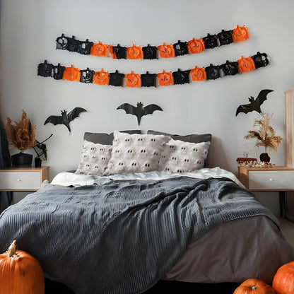 4 Pcs Halloween Throw Pillow Covers 18x18, Soft Faux Fur Pillow Cases Decorations, Fluffy Plush Accent Couch Cushion Case for Halloween Chair Sofa Bedroom Living Room Home Decor(Ghost B)