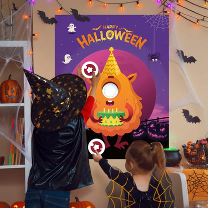 Haunt Couture "Pin the Eye Monster Game - A Fun Halloween Tradition for Family & Classroom Parties