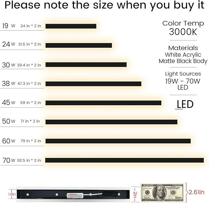 2 Pcs 92 Inch Modern Outdoor Wall Lights Long Linear Wall Sconce IP65 Waterproof Linear Outdoor Wall Lamp LED 3000K Exterior Light Fixtures for House Patio Garage