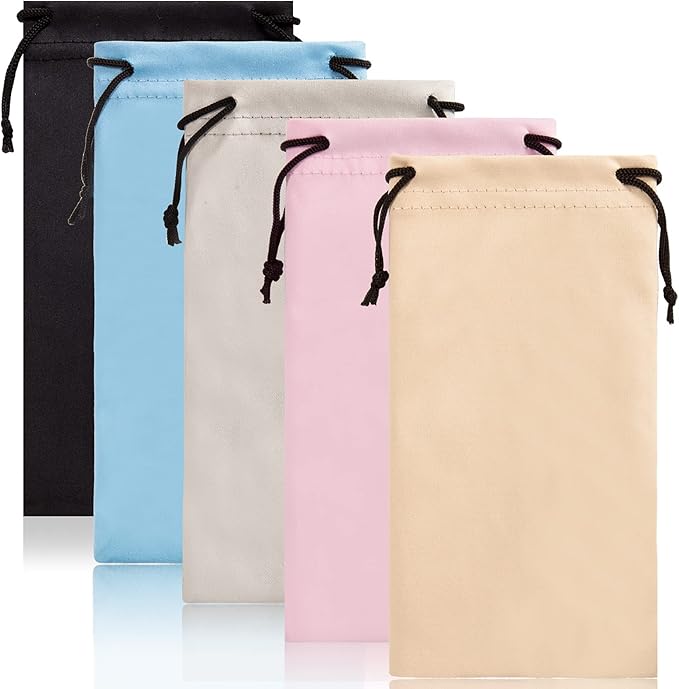 TRIUMPH VISION Soft Eyeglass Pouch 3 Pack