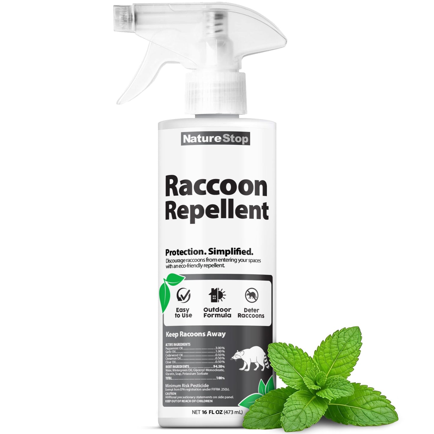 NatureStop Raccoon Repellent Spray (16 oz)