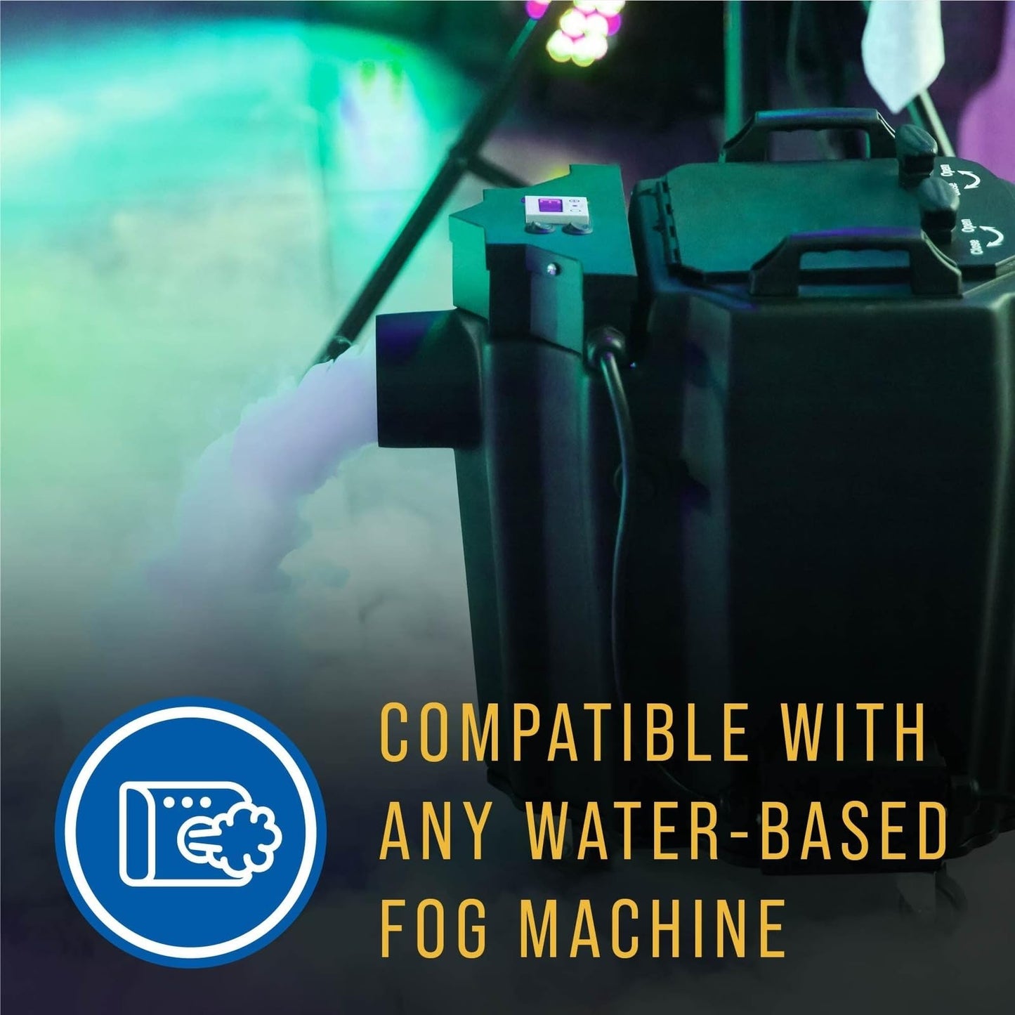 Maplefield Fog Juice High Density - 32 Oz Water Based Fogger Fluid - Long Lasting Smoke Machine Fog & Dry Ice for Smoke Effects - Compatible with 700+ Watt Machines