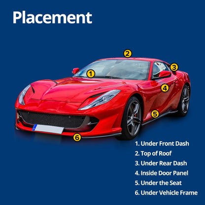 Family1st GPS Tracker Device for Vehicles, Cars, Loved Ones, Up to 30 Day Battery with Waterproof Case Magnetic, Real-Time Tracking with App. Subscription Needed.