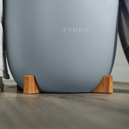 Zadro Large Hot Towel Warmer Bucket Timer Electric Towel Warmer for Bathroom Auto-Shut Off Heated Towel Warmer Spa (Large | 20L | 12" Dia. x 21" Tall, White)