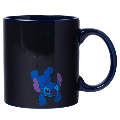 Silver Buffalo Disney Lilo and Stitch Space to Beach Heat Reveal Ceramic Mug, 20 Ounces