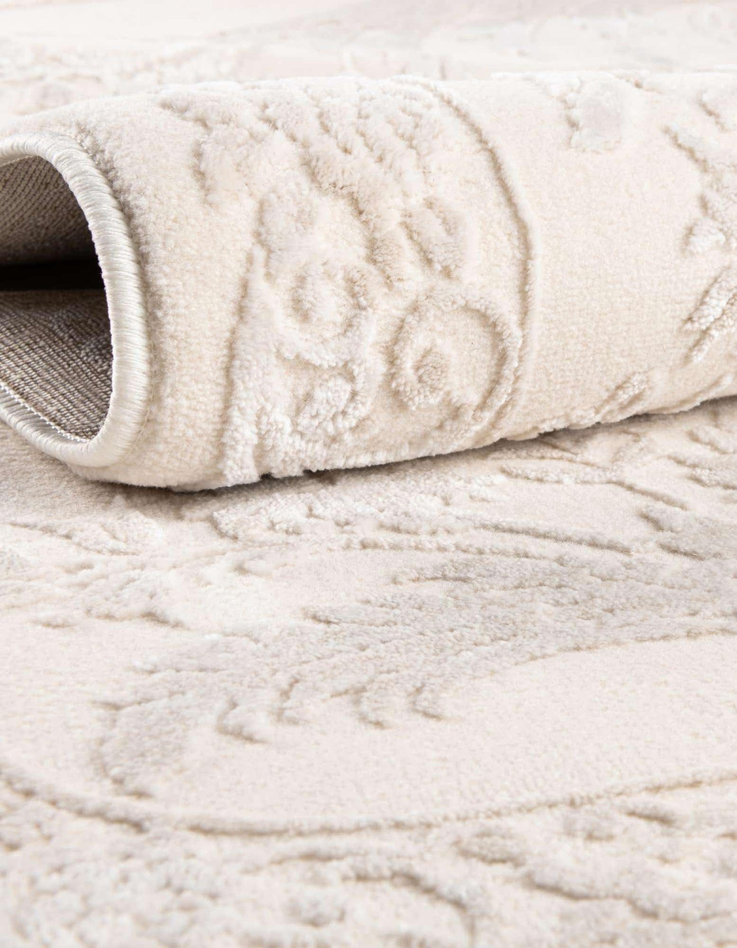 Unique Loom Finsbury Collection Area Rug - Diana (5' 3" x 8' Rectangle, Ivory/ Beige)