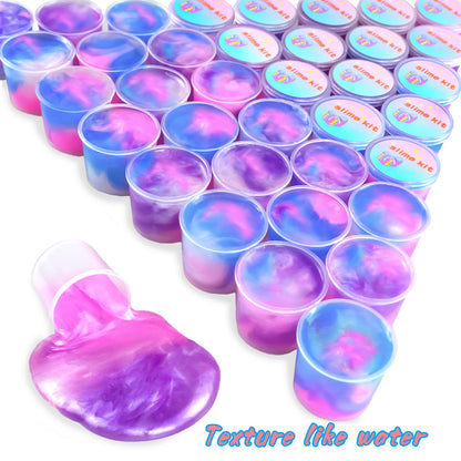 36 Packs Unicorn Slime Kit, Unicorn Party Favors for Kids, Pretty Stretchy & Non-Sticky Galaxy Slime Pack, Slime Party Favors for Girls & Boys Goodie Bag Stuffers