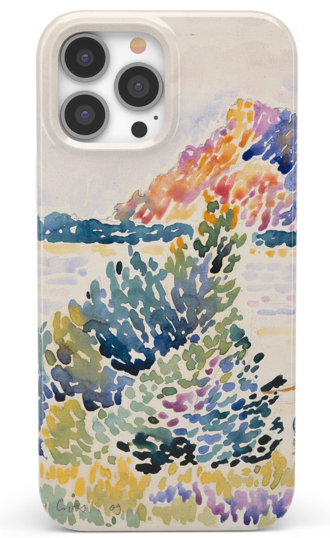 Casely iPhone 13 Pro Max Case | Here Comes The Sun | Colorblock Sunset | Classic Ultra Slim Case Design