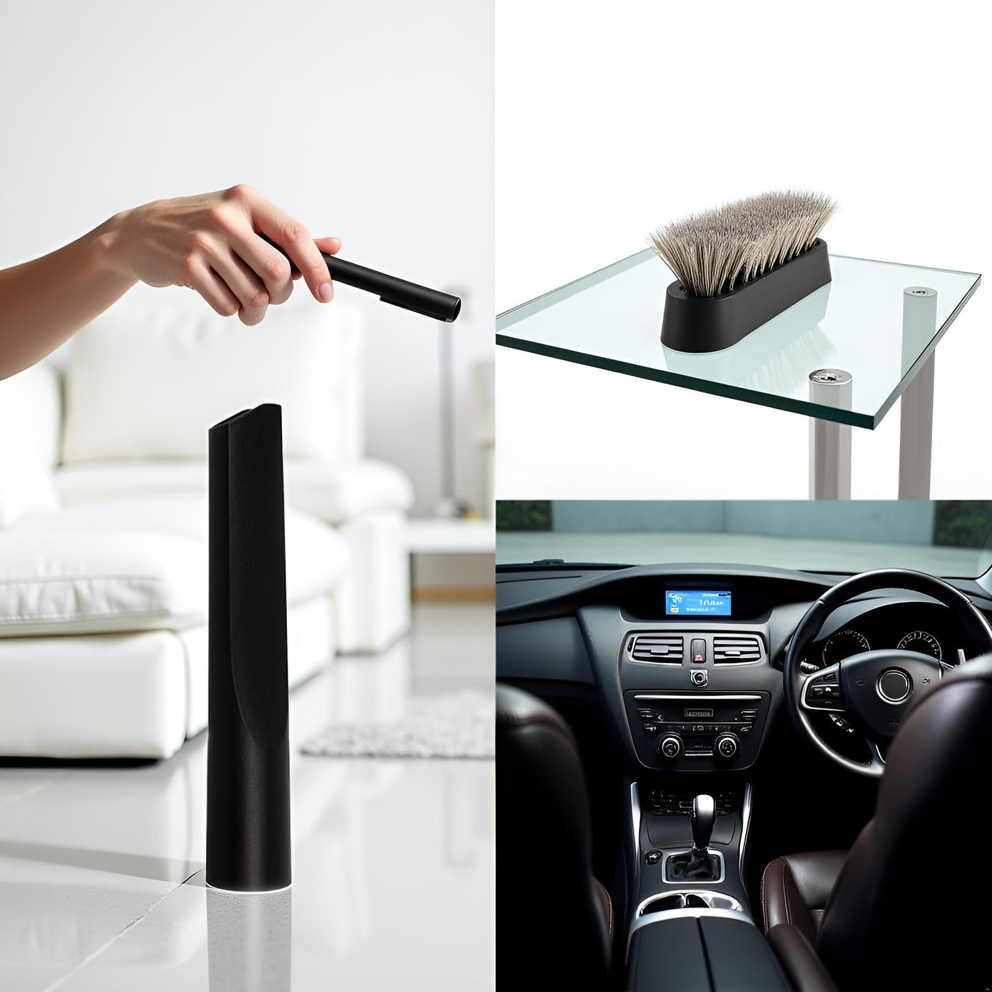 Black 32mm Crevice Tool Corner Brush Nozzle For Vacuum Cleaner Vacuums Replacement Part Crevice Tool Attachment Nozzle Crevice Brushes For Cleaning Vacuum Attachment Extending，Attachments and Brushes