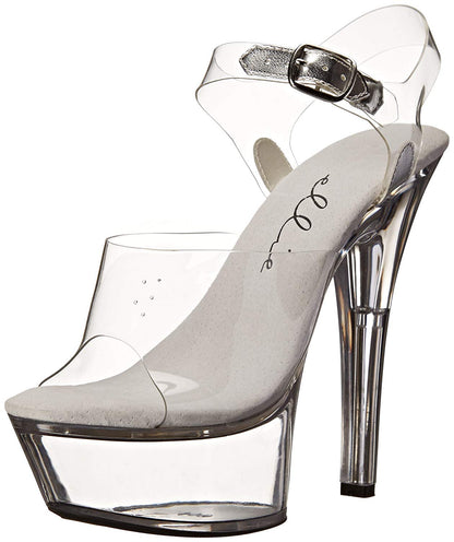 Ellie Women's 601-brook, Clear, 8 M US