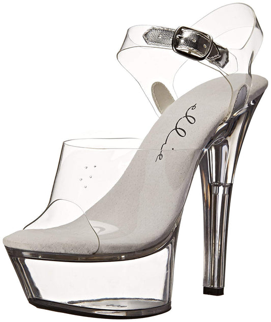 Ellie Women's 601-brook, Clear, 8 M US