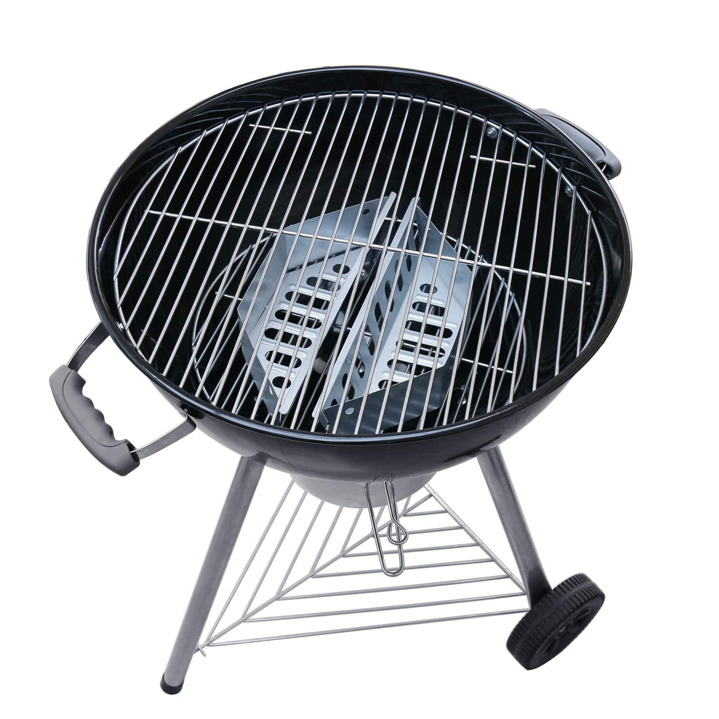 GFTIME 7403 Charcoal Baskets for Weber 47/57/67cm Charcoal Grills, Charcoal Briquette basket for Weber Kettle, One Touch and Master Touch series, Coal Fuel Holders for other Charcoal Grills. 2 Pack