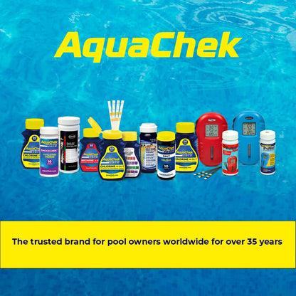 AquaChek 511244A Swimming Pool and Spa Test Strip, Yellow
