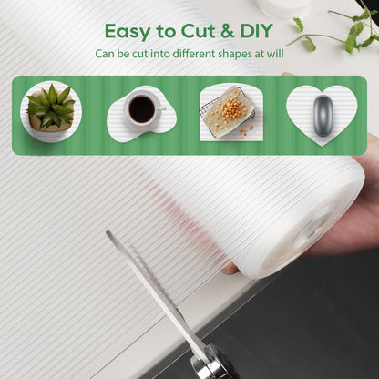 Anoak Cabinet Liner, Non Adhesive, Washable 16 Inch x 20 FT(240 Inch) Waterproof Durable Non-Slip Shelf Liner for Kitchen, Drawer, Refrigerator