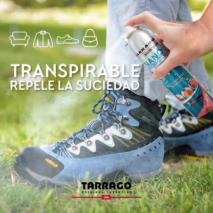 High Tech Nano Protector 400 ml | Waterproofing For Clothing, Footwear, Textile, Leather and Suede | Protects from Water and Rain | Invisible | Clean Effect Spray