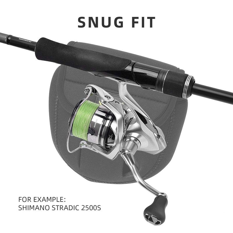 SF Spinning Reel Cover Case Bag Pouch Glove Fit up to 4000 to 6000 Series Spinning Reels M
