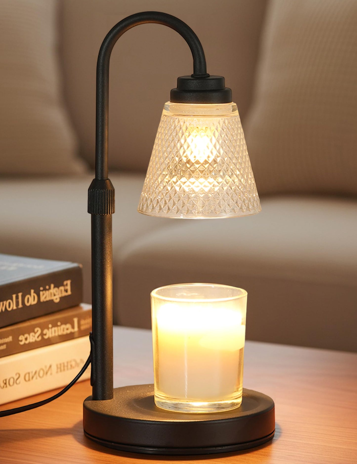 QUTADI Candle Warmer Lamp with Timer Dimmer, Birthday Gifts for Mom Women Friend Sister, House Warming Gifts, Wax Melt Warmer, Office Apartment Dorm Room Home Decor