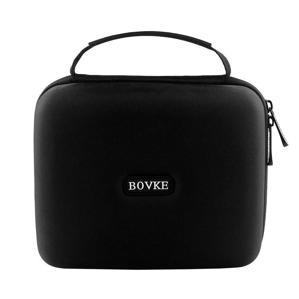 BOVKE Protective Case for Seagate Expansion Desktop, WD Elements/WD My Book Desktop External Hard Drive HDD, USB 3.0 4TB 6TB 8TB 10TB 12TB, Zipper Pocket for USB Cable Power Adapter USB Hub, Black