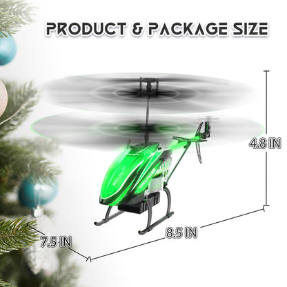 BUSSGO RC Helicopter, Remote Control Helicopter for Kids with 30Mins Flight(2 Batteries), 7+1 LED Light Modes, Altitude Hold, RC Toys for Boys Girls