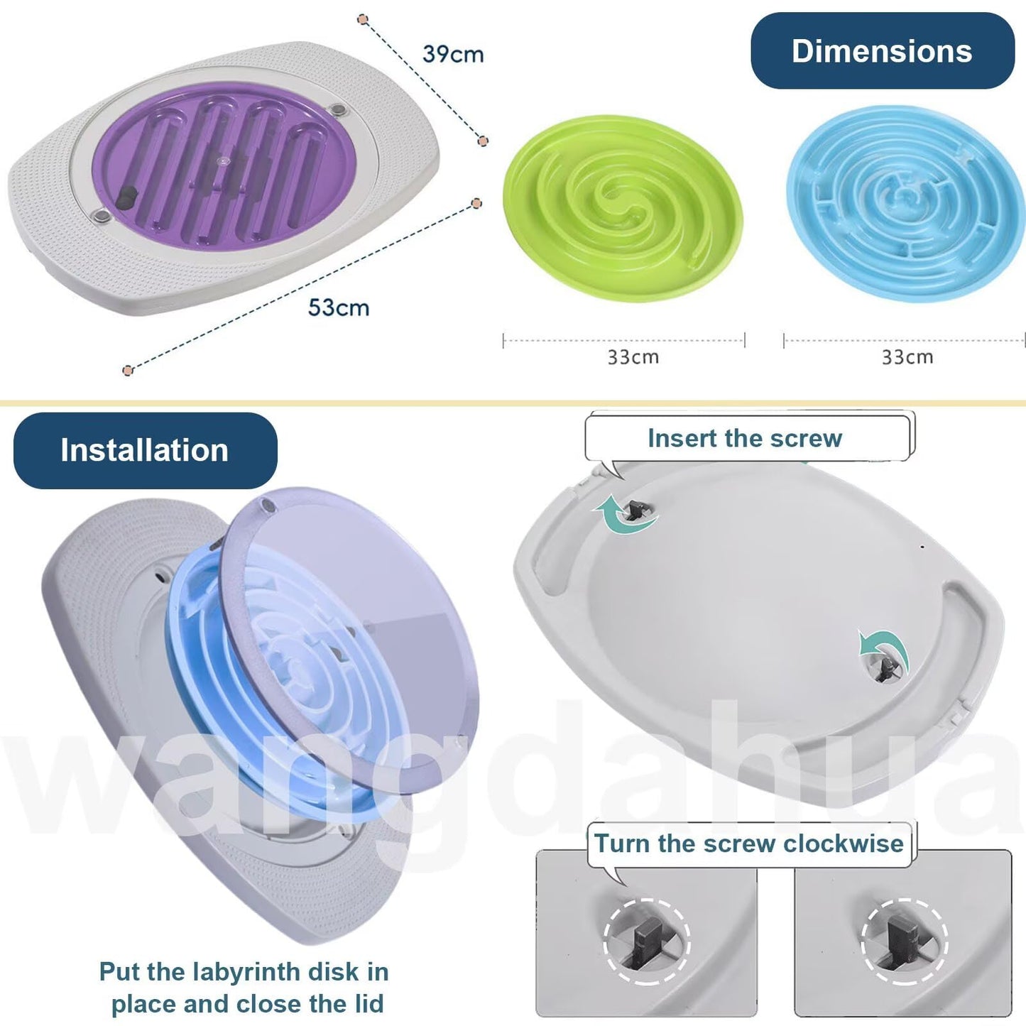 Balance Board for Kids, 20 inch Maze Rocking Seesaw with 2 Balls, 3 Replacement Labyrinth Boards, Toddler Wobble Board for Sensory Training, Non-Slip Pedals, Max Load 130 Lbs