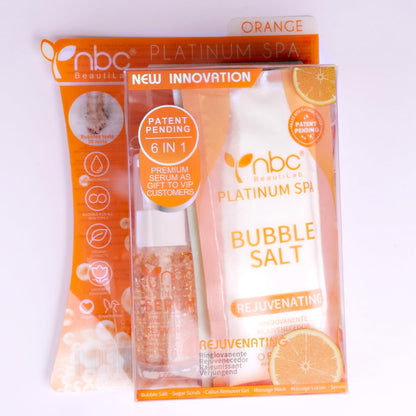 Pedicure Kit Foot Soak Set: Bubble Salt, Sugar Scrub, Massage Mask, Massage Lotion in a Box, 4 Step Foot Spa Kit for Dry Feet,Tired Feet（3 Set Tropical Fruit)