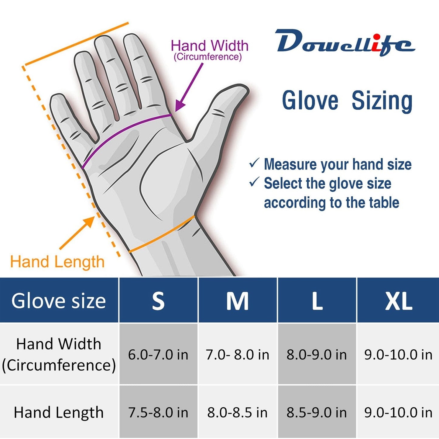 Dowellife Cut Resistant Gloves Food Grade Level 5 Protection, Safety Kitchen Cut Gloves for Chef Oyster Shucking Mandolin Knife Butcher Meat Cutting