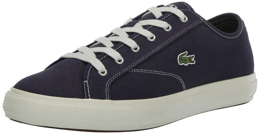 Lacoste Men's BACKCOURT Sneaker, NVY/Off WHT, 13