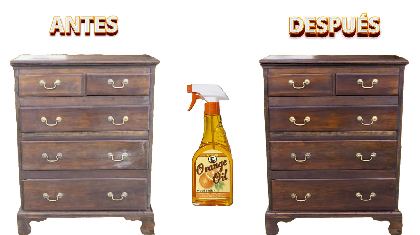 Howard ORS016 473 ml/16 oz Orange Oil Wood Polish Trigger Furniture Spray Cleaner