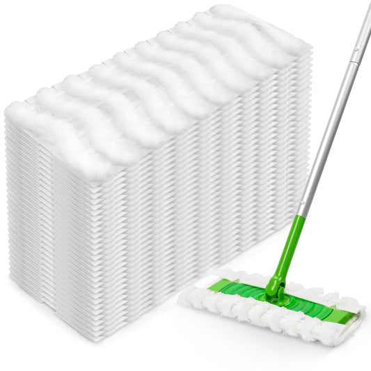 AIR U+ Dry Mop Pads for Swiffer Sweeper Heavy Duty Pet Sweeping Refills Cloths Cleaning Hardwood Floor Dust and Hair, Disposable, Unscented, 30 Count