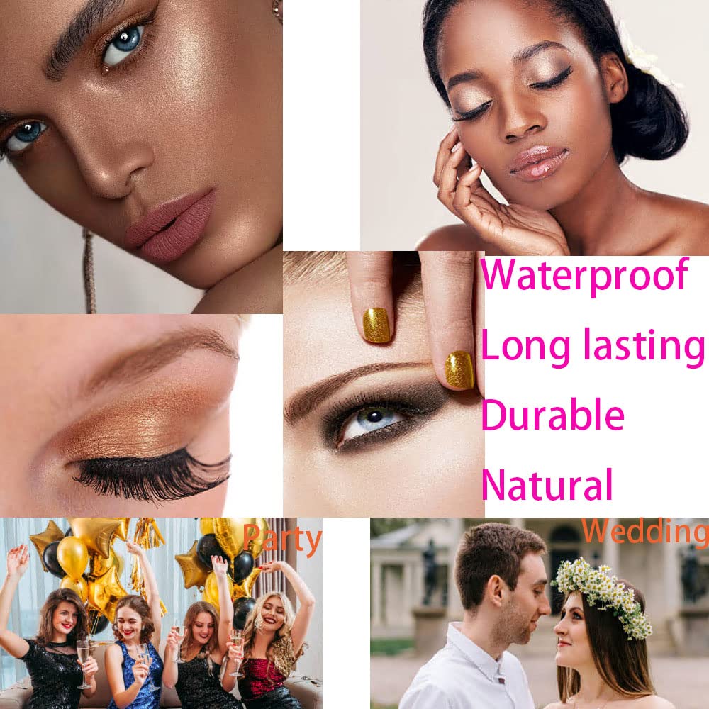 Virtegasas Glitter Eyeshadow Pallet Makeup Sets, 9 Colors Shimmer Sparkle Eyeshadow Palette Diamond Bright Makeup Shimmery Sparkly Glittery Highly Pigmented Waterproof Long-lasting Eye Shadow Palette