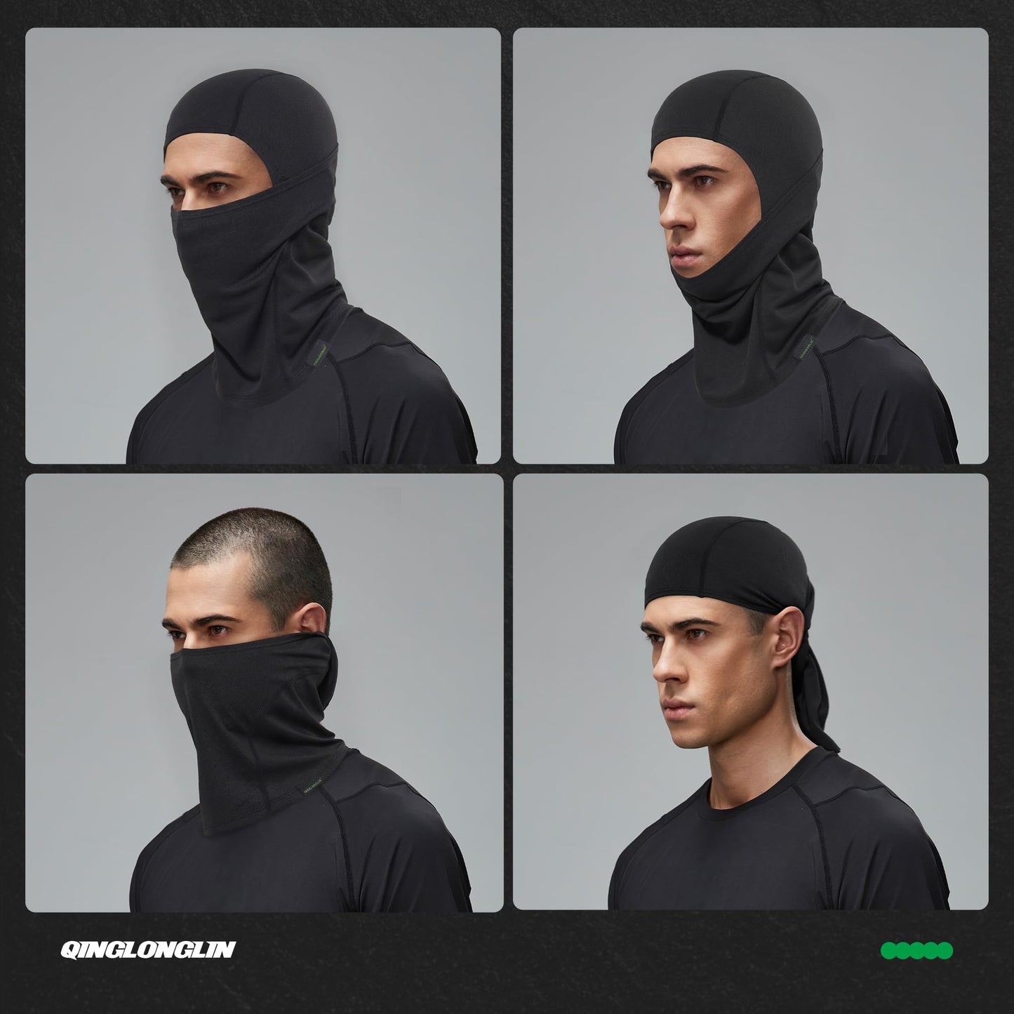 Balaclava Ski Mask 3 Pieces Full Face Cover for Men and Women Breathable Full Face Mask for Skiing Outdoor Sports