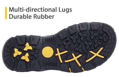 CAMEL CROWN Men's Waterproof Hiking Sandals Closed Toe Water Sandals Athletic Sport Sandals for Summer Outdoor Beach Wading Boat for Hiker Grass Green 11