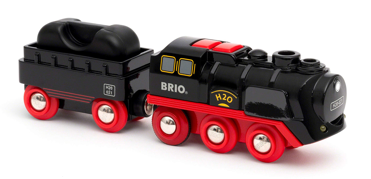 BRIO World Battery Powered Steaming Toy Train Engine for Children Age 3 Years Up for Kids