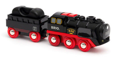 BRIO World Battery Powered Steaming Toy Train Engine for Children Age 3 Years Up for Kids