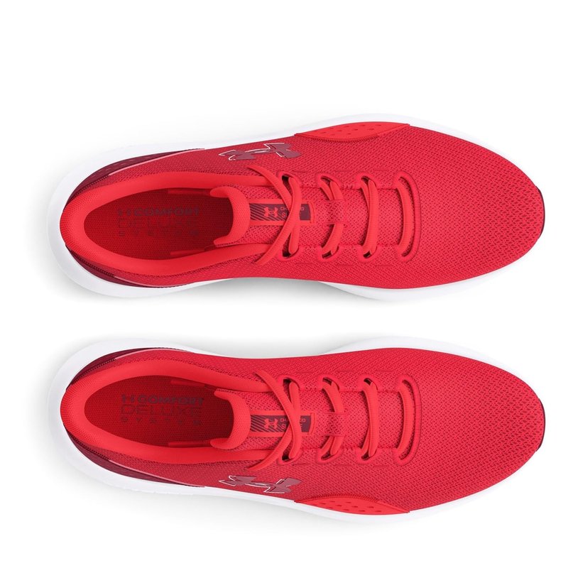 Under Amour Men's Charged Surge 4 Sneaker, Racer Red/Cardinal/Cardinal, 10.5 M