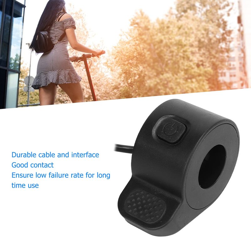 Alomejor Electric Scooter Throttle, Universal Left Right Thumb Accelerator for Electric Scooter