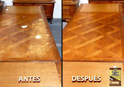 Howard Restor-A-Finish Mahogany RF5016 Restore The Original Finish Remove Heat and Stain Marks on Wooden Furniture 473ml