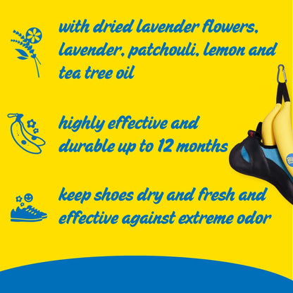 Boot Bananas Original Shoe Deodorisers – Trainer Freshener & Boots Odour Eliminator, Shoe Air Freshener & Smell Remover – Reusable, Eco-Conscious, 6-12 months Long-Lasting trainer deodoriser – 1 Pair