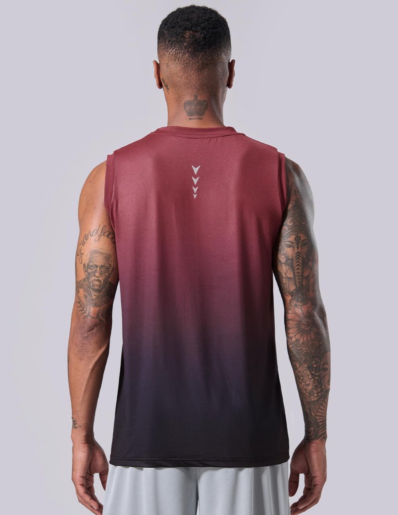5 Pack Dry Fit Sleeveless Muscle Shirts for Men, Athletic Tank Tops for Workout Gym Performance Activewear (Set 7, Medium)