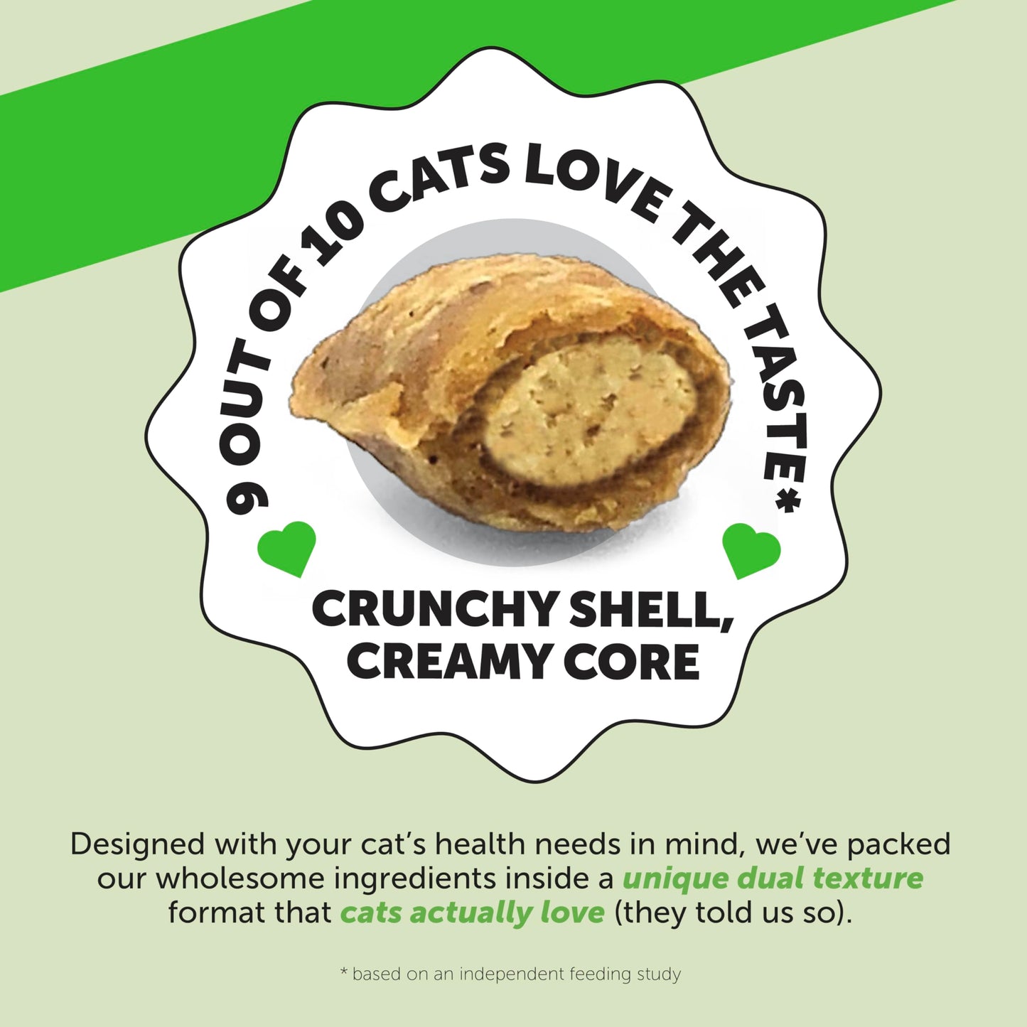 Cat Hairball Support Crunchy & Creamy Chews, Hairball Remedy Cat Treats, Furball Treatment, Supports Skin & Coat, Digestion, Vitamins & Hairball Medicine, Chicken (90-Day Supply)