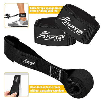 HPYGN Heavy Resistance Bands, 300LBS Exercise Bands for Working Out, Fitness Bands with Handles, Workout Bands for Men, Weight Bands Set for Muscle Training, Strength, Slim, Yoga, Home Gym Equipment